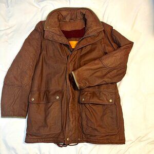 Vintage 90’s Timberland Waterproof Leather & Wool Wharf Coat Medium